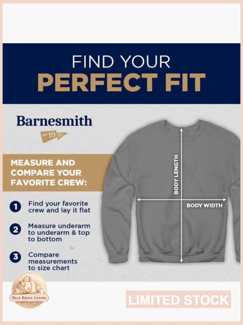 Spirit Logo Adult Unisex Crewneck Sweatshirt Cotton Blend Pullover College - Picture 5 of 5